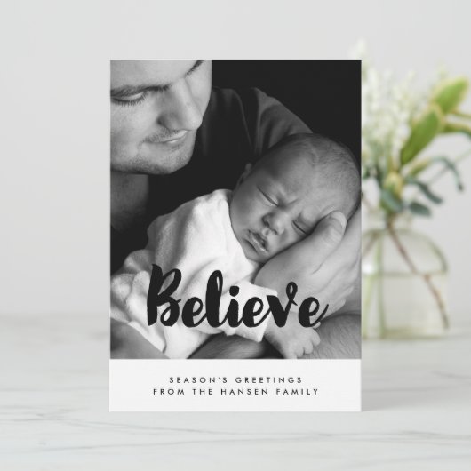 信念 inspirational 家族写真 シーズンカード (スタンド正面)