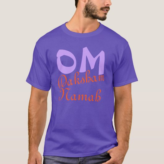 信念: OM Daksham Namah Tシャツ (正面)