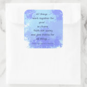 信感動的じる聖書の聖なる書物、 経典 スクエアシール (バッグ)