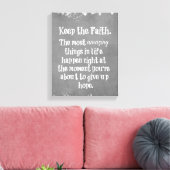 信感動的保教引用文 キャンバスプリント (インサイチュ (リビング))