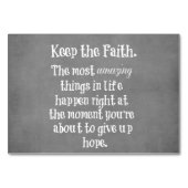 信感動的保教引用文 テーブルナンバー (正面)