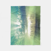 信感動的念:それから私の魂を歌う フリースブランケット (正面)