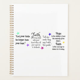 信感動的頼と希望に関する引用文 プランナー手帳