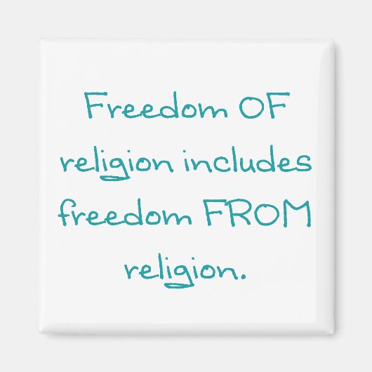 信教の自由 マグネット (正面)