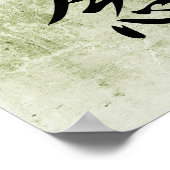 信日本の念漢字 – Shinnen ポスター (角)