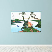 信濃国の諏訪湖 キャンバスプリント (インサイチュ (ウッドフロア))