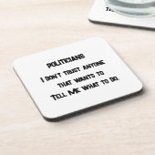 信用しない コースター (左側)