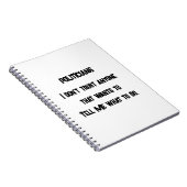 信用しない ノートブック (右側)