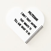 信用しない ノートブック (裏面)