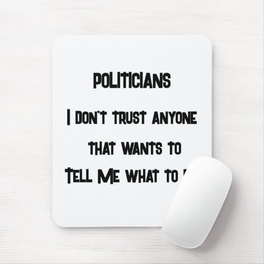 信用しない マウスパッド (マウス)