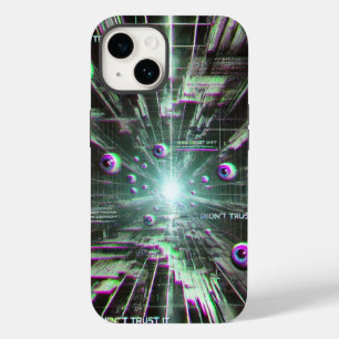 📱 「信用するな」Weirdcoreの電話ケース📱 Case-Mate iPhone 14ケース