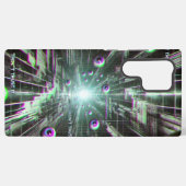 📱 「信用するな」Weirdcoreの電話ケース📱 Samsung Galaxyケース (裏面横)