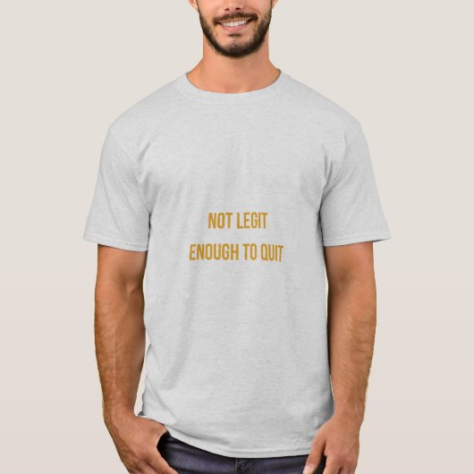 信用できない Tシャツ (正面)