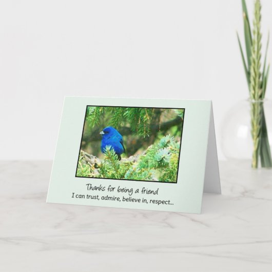 信用できる友達…… サンキューカード (正面)