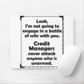 信用のマネージャー機知比べ マウスパッド (マウス)