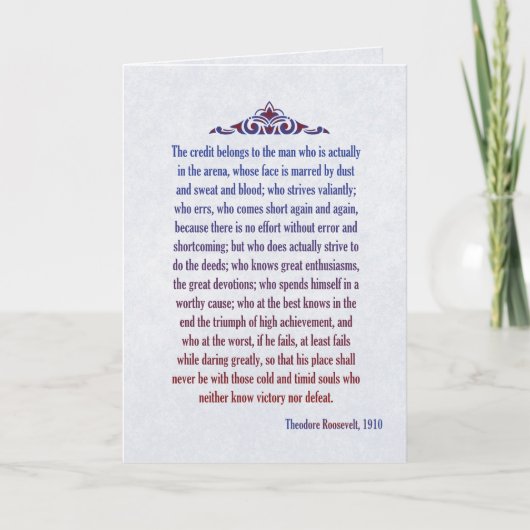 信用は競技場の人に属します カード (正面)