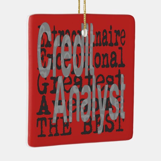 信用アナリストの並外れ セラミックオーナメント (右)