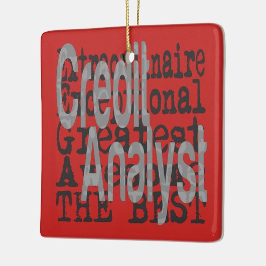 信用アナリストの並外れ セラミックオーナメント (左)