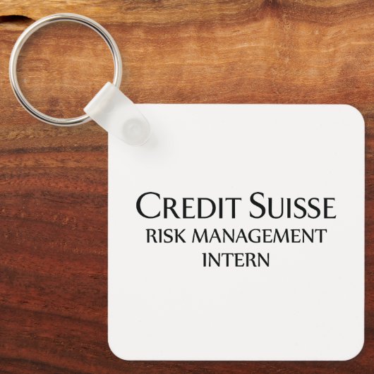 信用リスク管理インターン キーホルダー (正面)