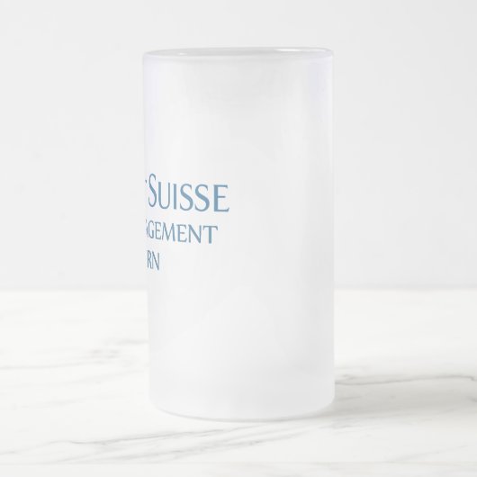 信用リスク管理インターン フロストグラスビールジョッキ (中央)