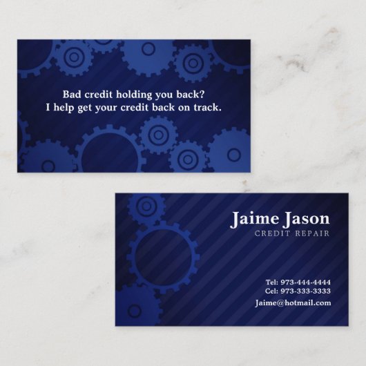 信用修理名刺 名刺 (正面/裏面)