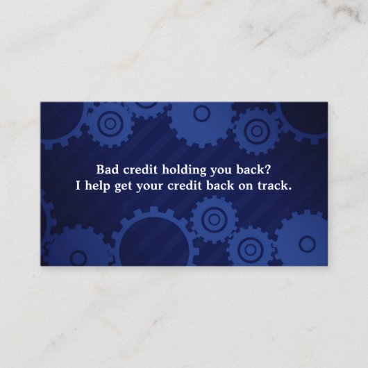 信用修理名刺 名刺 (正面)