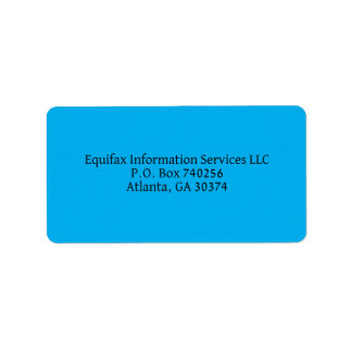 信用調査機関の住所 ラベル