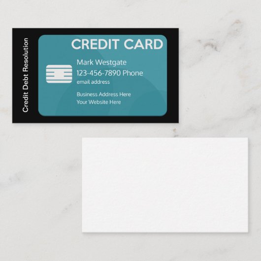 信用連結サービス事業 名刺 (正面/裏面)