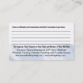 信用配布カード 名刺 (裏面)