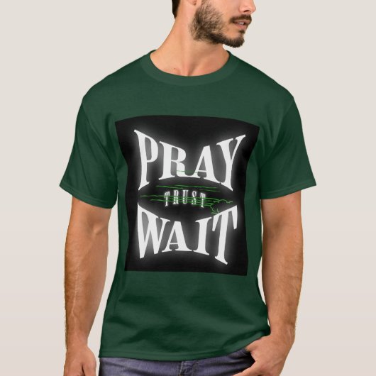 信祈頼はキリスト教の信仰を待つ Tシャツ (正面)