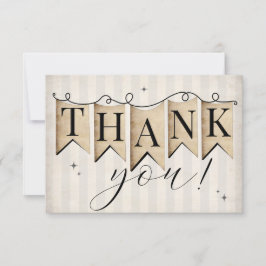 信素朴念ホープヴィンテージクリスチャン結婚ズ サンキューカード