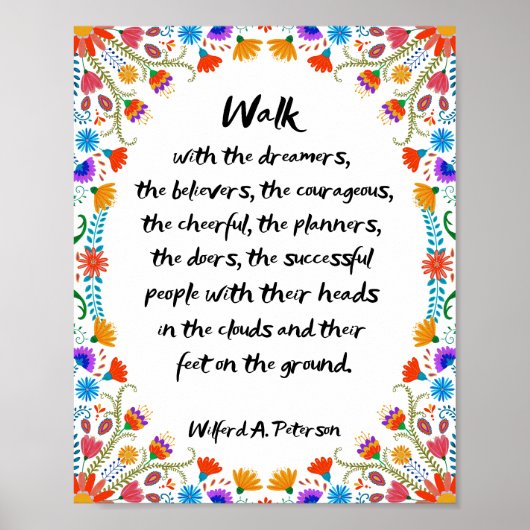 信者たちは夢を見る人たちと歩きなさい ポスター (正面)