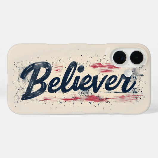 信者のスローガン都市 Case-Mate iPhoneケース (裏面 (横))