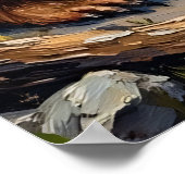 信者の重荷：ビッグフットのスタンス ポスター (角)