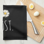 信託文字及びデイジー キッチンタオル (四つ折り)