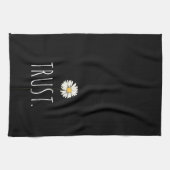 信託文字及びデイジー キッチンタオル (横)