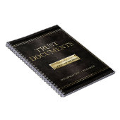 信託書類 ノートブック (右側)