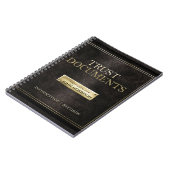 信託書類 ノートブック (左側)