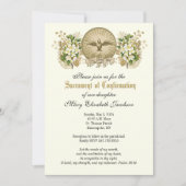 信認宗教カトリックの聖餐式 招待状 (正面)