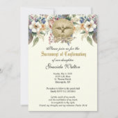 信認宗教カトリックの聖餐式 招待状 (正面)