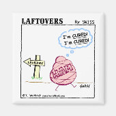 信頼おもしろい癒し漫画の最も不可知のユーモア マグネット (正面)