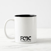 信頼および栄光のコーヒー・マグ ツートーンマグカップ (左)