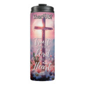 信頼する主ハート箴言3:5 タンブラー (正面)