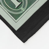 "信頼する人" – トランプ紙幣パロディ1 フリースブランケット (角)