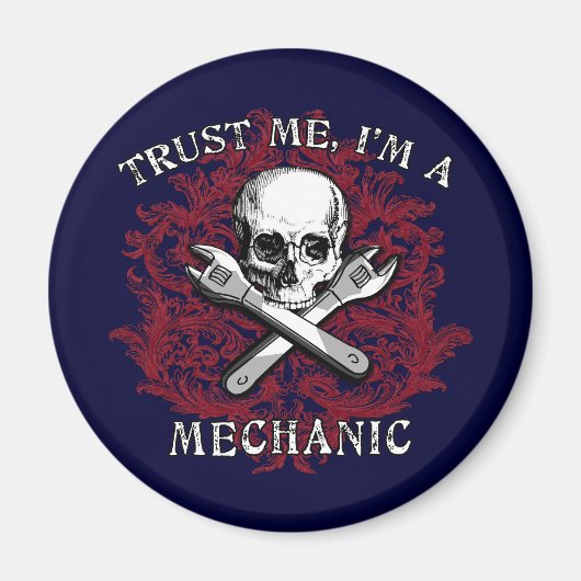 信頼する私は整備士アパレル、タンブラー、ギフト マグネット (正面)