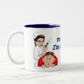 信頼する – 私はナース ツートーンマグカップ (左)