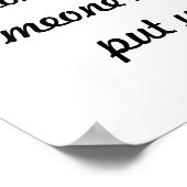 信頼できるやる気を起こさせる励ましのポスター ポスター (角)