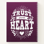 信頼できるハート ノートブック (裏面)