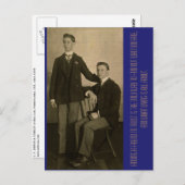 信頼できる友人を見つけることが唯一の方法… ポストカード (正面/裏面)