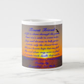 信頼できる友人 ジャンボコーヒーマグカップ (正面)